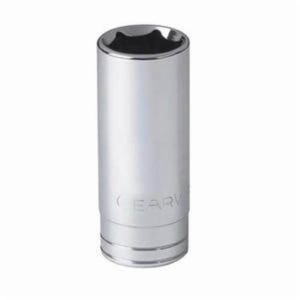 GearWrench® 80684 Socket, Deep Length, Imperial, 1/2 in Drive, 7/16 in Socket, 3.031 in OAL, 0.866 in Drive End Width, 6 Points