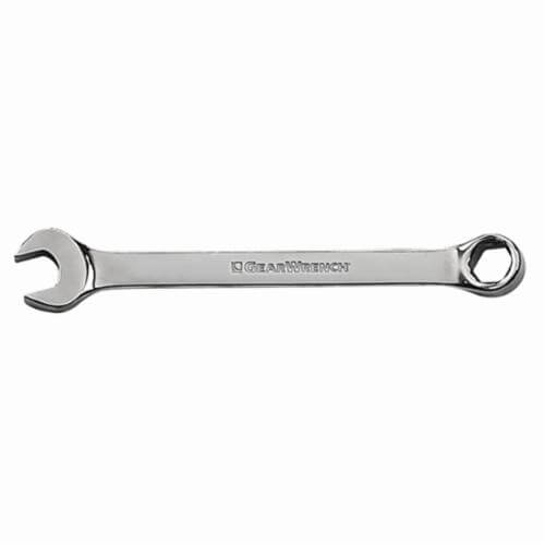 GearWrench® 81766 Combination Wrench, Open End, Metric, 18 mm Wrench Opening, 6 Points, 15° Offset, 1.461 in Open End Width
