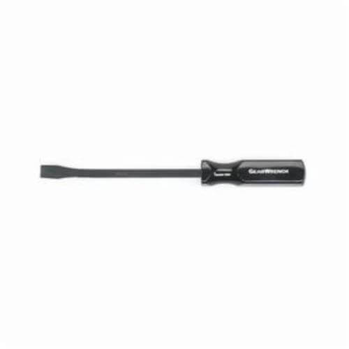 Gearwrench® 82412 Pry Bar, Angled/Curve, 0.58 in Tip Width, 12 in OAL, 3/8 in dia, Comfort Ergonomic Grip, Acetate Handle, Black Phosphate Coated