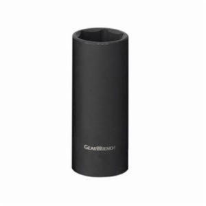 GearWrench® 84333N Socket, Deep Length, Impact Rated, Metric, 3/8 in Drive, 10 mm Socket, 2.48 in OAL, 0.748 in Opening Depth