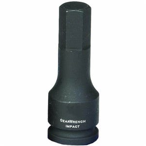 GearWrench® 84393 Driver Socket Bit, Standard Length, Impact Rated, Metric, Hex Drive, 3/8 in Drive, Hex Bit, 8 mm Bit