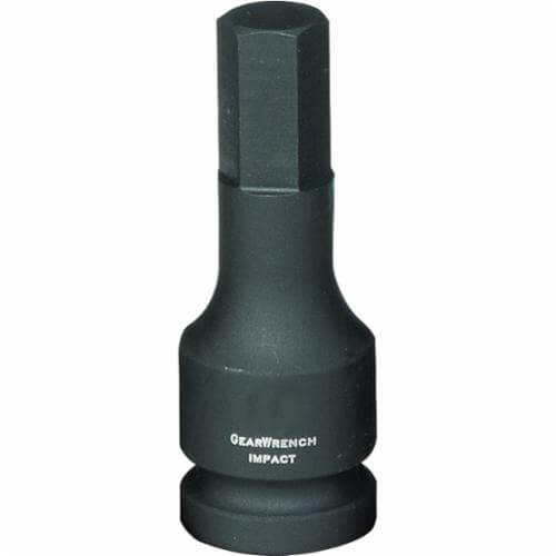 GearWrench® 84401 Driver Socket Bit, Standard Length, Impact Rated, Imperial, Hex Drive, 3/8 in Drive, Hex Bit, 3/8 in Bit