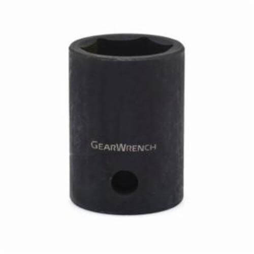 GearWrench® 84545N Socket, Standard Length, Impact Rated, Metric, 1/2 in Drive, 27 mm Socket, 1.614 in OAL, 0.63 in Opening Depth