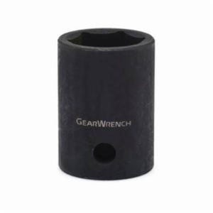 GearWrench® 84541N Socket, Standard Length, Impact Rated, Metric, 1/2 in Drive, 30 mm Socket, 42 mm OAL, 0.661 in Opening Depth