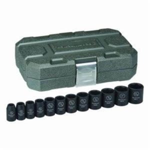 GearWrench® 84931N Get It Done™ Impact Socket Set, Imperial, 12 pc, 6 Points, Included Socket Size: 3/8 to 1-1/16 in, 1/2 in Drive
