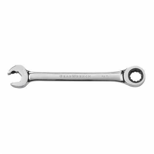 GearWrench® 85510 Combination Wrench, Open End, Metric, Standard Ratcheting Wrench Type, 10 mm Wrench Opening, 12 Points