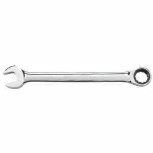 GearWrench® 9056D Combination Wrench, Jumbo Open End Regular Length, Imperial, Standard Ratcheting Wrench, 2 in Wrench Opening