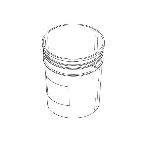 Greenlee® 39048 Canister, for Use With Li'l Fisher® 390 Power Fishing System, 5 gal, Plastic