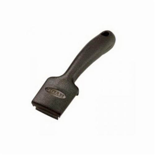 Hyde® 10530 Black & Silver® 4-Edge Blade Heavy Duty Lifetime Scraper, High Carbon Steel Blade, 1-1/2 in W Blade, Polypropylene Handle