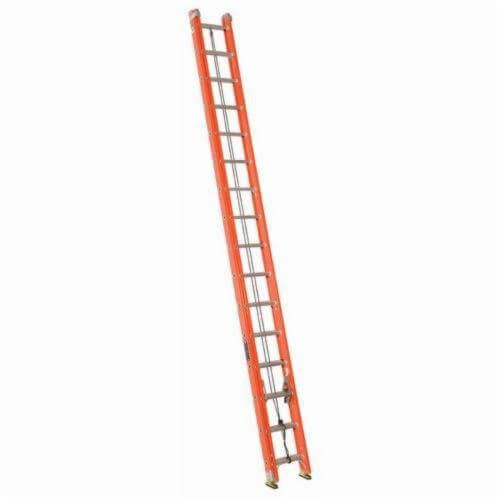 Louisville® FE3232 D-Rung Type IA Extension Ladder, 32 ft OAL, ANSI Code: A14.5, 300 lb Load, 12 in Adjustable Increments