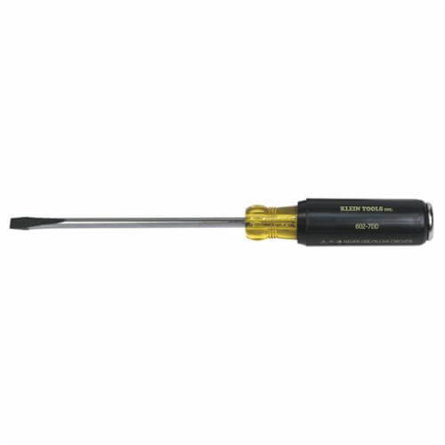 Klein® 602-7DD Demolition Screwdriver, 5/16 in Keystone Point, 12-3/8 in OAL, Plastic Handle