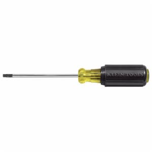 Klein® Torx® 19543 Screwdriver, T20 Torx® Point, Steel Shank, 8.313 in OAL, Acetate Handle, Polished Chrome, ANSI/ASME Specified