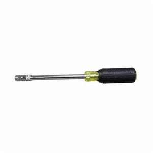 Klein® Slide Drive™ 65129 2-in-1 Heavy Duty Multi-Nut Driver, 1/4 in, 5/16 in, Hex Shank, Cushion Grip Handle