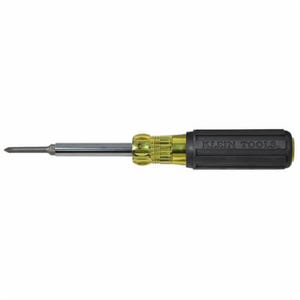 Klein® 32559 Extended Reach Screwdriver, #1, #2, 1/4 in, 3/16 in, 5/16 in Nut Driver/Phillips®/Slotted Point, 9-7/64 in OAL
