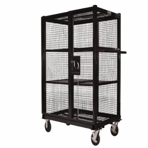 Southwire® 78492001 Security Storage Chest, 58 in H x 63-1/2 in W x 33-3/4 in D, 4 Casters, 6 in Caster, 1500 lb, Steel