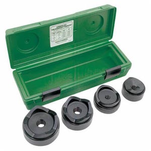 Greenlee® 7304 Slug-Buster® Knockout Standard Round Punch Die Kit, 10 ga, 2-1/2 to 4 in