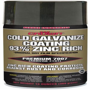 Dottie® 7007 Cold Galvanize Coating, 16 oz, Metallic Gray