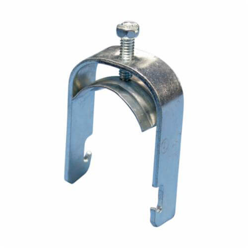 nVent Caddy® SCH72B SCH2 1 pc Strut Clamp, 4 in Conduit, 350 lb Load, 3.85 to 4.5 in OD, Steel