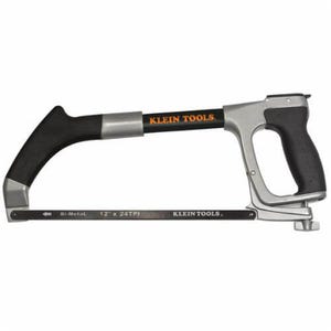 Klein® 702-12 High Tension Hacksaw, 12 in L Bi-Metal Blade, 45°, 24 in D Throat