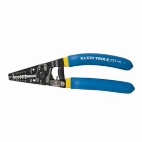 Klein® 11055 Klein-Kurve® Insulated Wire Stripper/Cutter, 18 to 10 AWG Solid, 20 to 12 AWG Stranded Cable/Wire
