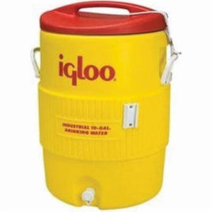Igloo® 4101 400 Beverage Cooler, 10 gal Capacity, Yellow