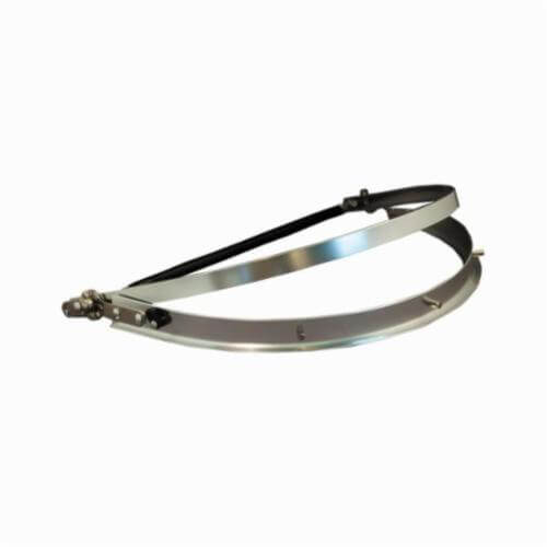 Ironwear® Rainwear 3947 Visor Bracket, Use with Standard or Full Brim Hard Hat, Aluminum, Silver