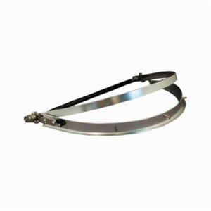 Ironwear® Rainwear 3947 Visor Bracket, Use with Standard or Full Brim Hard Hat, Aluminum, Silver