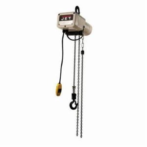 JET® 110515 JSH 1-Phase Electric Chain Hoist, 0.25 ton Load, 15 ft H Lifting, 1/6 hp Power Rating, 115 VAC