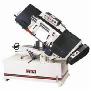 JET® 414479 Horizontal Miter Step Pulley Band Saw, 2 hp, 230V AC, 82/132/210/330 SFPM, 4 Speed, 26 in L x 69 in W x 44 in H