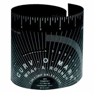 Jackson Safety* 14756 Contour Double Extra Large Wrap-A-Round, 4 ft L x 5 in W Blade, Flexible Gasket, Metric, Inches to 8Ths