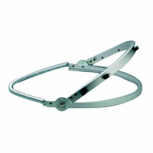 Jackson Safety* 14945 37 Series Hatshield with Coil Spring Attachment, Use with Blockhead Hard Hat and Full Brim Hard Hat, Aluminum