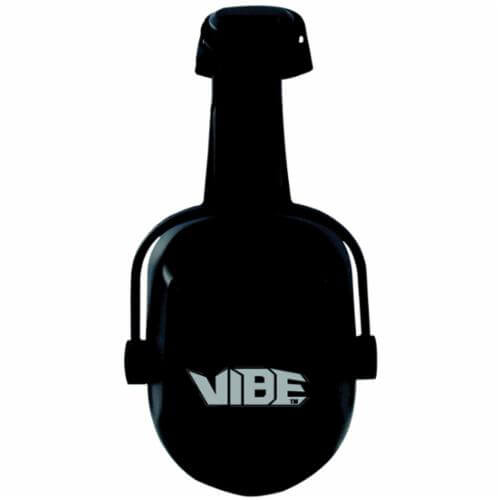 Jackson Safety* 20778 H70 Vibe Cap Mount Earmuffs, 27 dB Noise Reduction, Black, ANSI S3.19-1974