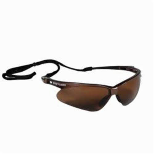 KleenGuard* 28637 V30 Nemesis* Lightweight Safety Glasses with Neck Cord, Anti-Scratch, Polarized Brown Lens