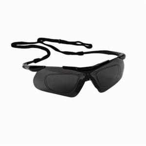 KleenGuard* 38505 Safety Glasses, Series: V60 Nemesis*, Unisex, Anti-Fog Lens Coating, Smoke Lens, Frameless