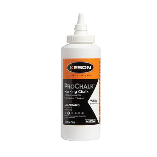 Keson® 105W Standard Marking Chalk, 5 lb Capacity, White