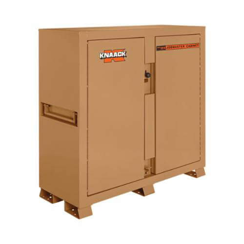 Knaack® Jobmaster® 111 Half Width Shelf Cabinet, 60 in x 24 in W x 60 in D, 47.5 cu-ft Storage, Steel