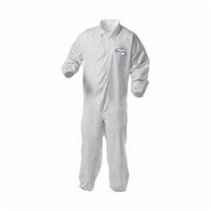 KleenGuard* 38930 A35 Liquid Particle Protection Disposable Coverall, 2XL, White, Microporous Film Laminate