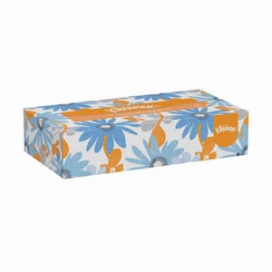 Kleenex® 21606 Facial Tissue, White, 8.4 in Width, 8 in Length