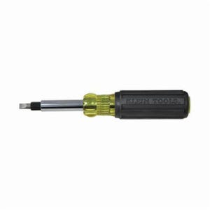 Klein® 32557 10-in-1 Multi-Bit Heavy Duty Screwdriver, 7 pc, Cushion Grip Handle, Steel