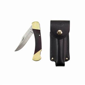 Klein® 44037 1-Blade Sportsman Knife, SS Drop Point Blade, 3-3/8 in L Blade, Lock Back Opening
