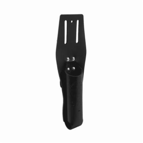 Klein® 5112 Closed Bottom Slotted Pliers Holder, 1 pocket, For use with 7 to 9 in Side Cutting Plier, Leather, Black