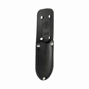 Klein® 5188 Slotted Knife Holder, 1 pocket, For use with 44200 Cable Splicer's Knife, Leather, Black, Up to 2.25 in Belt Width