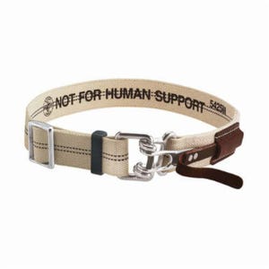 Klein® 5425M Blend Tool Belt with Quick Release Buckle, Size M, Cotton/Polyester, Tan