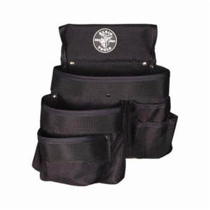 Klein® PowerLine™ 5700 Tool Pouch, 9 pocket, Nylon, Black