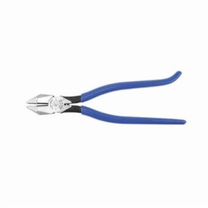 Klein® D201-7CST Square Nose Standard Ironworker's Plier with Spring, 1-9/32 in L x 1-5/32 in W x 1/2 in Thick Steel Jaw, 9-1/4 in OAL