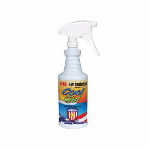 LA-CO® 011513 Cool Gel® Heat Barrier Spray, 16 oz Pump Spray Bottle, Gel Form, Clear