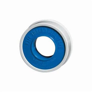 LA-CO® 44072 Non-Toxic Pipe Thread Tape, 520 in L x 1/2 in W x 3 mil Thick, PTFE