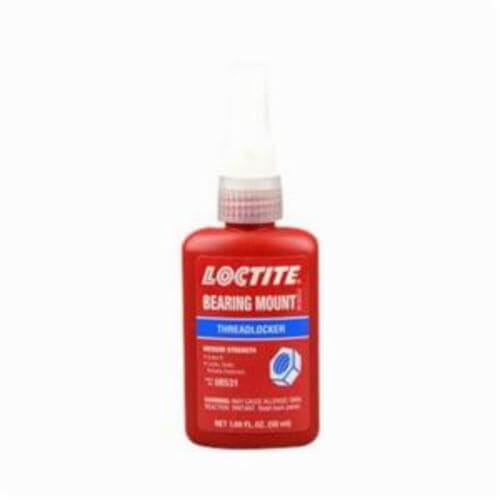 Loctite® 199013 Grade B 085 Medium Strength Threadlocker, 50 mL Bottle, Liquid Form, Yellow