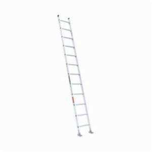 Louisville® AE2112 AE2100 Single Extension Ladder, 12 ft OAL, 300 lb Load, 12 in Adjustable Increments, Aluminum, Type IA