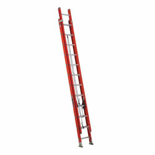 Louisville® FE3224 FE3200 Multi-Section Extension Ladder, 148 in OAL, ANSI Code: 14.4, 300 lb Load, 12 in Adjustable Increments